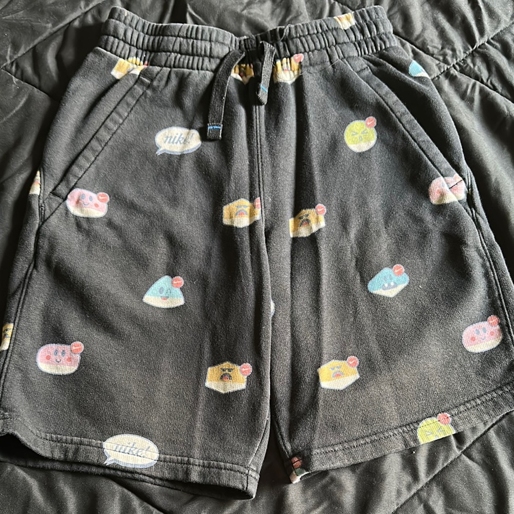 Nike Dark Gray Shorts with Multicolor Accents